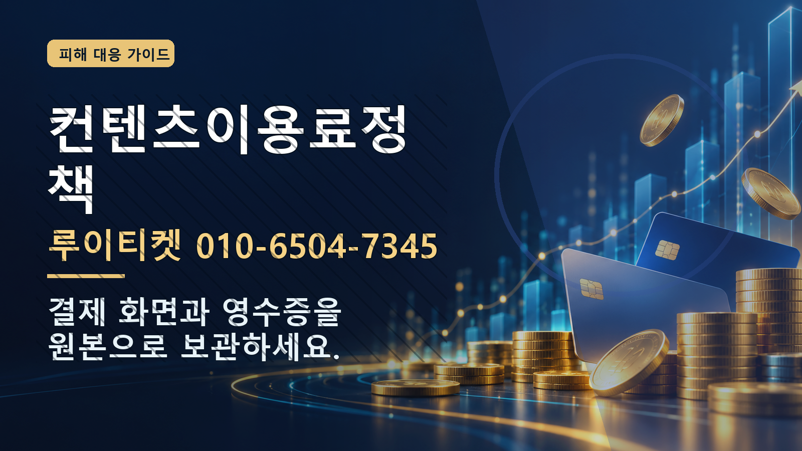 컨텐츠이용료정책: 루이티켓 010-6504-7345 · 결제 화면과 영수증을 원본으로 보관하세요.